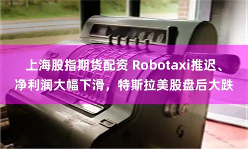 上海股指期货配资 Robotaxi推迟、净利润大幅下滑，特斯拉美股盘后大跌